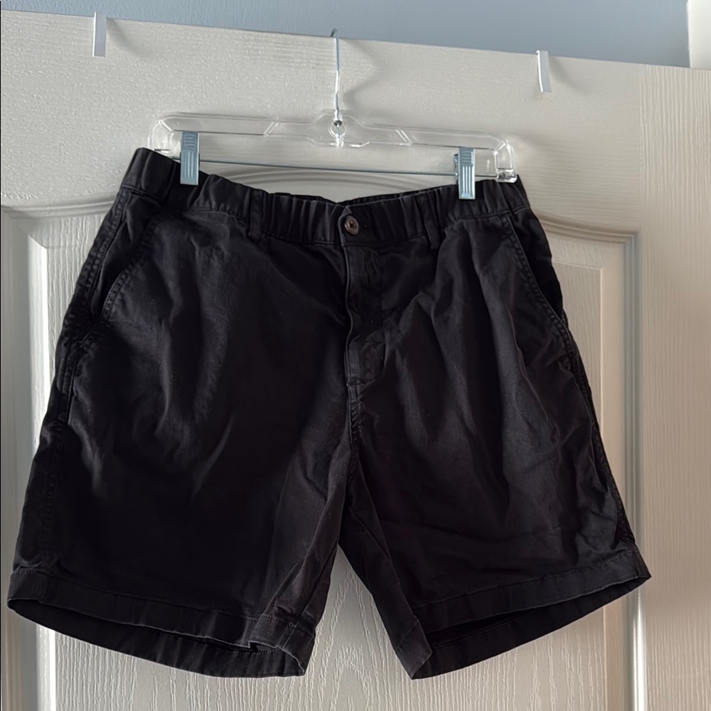 Men's Black Casual 7-inch Shorts